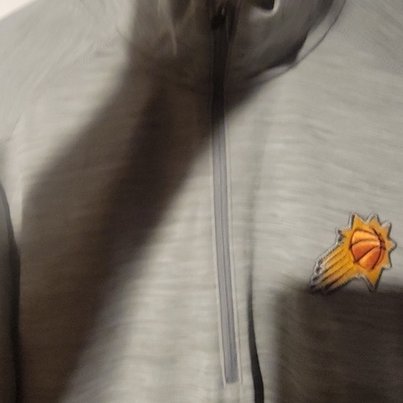 Nike Player Issue PE Phoenix Suns Zip Training Warm-Up Shirt Sz Small CN3300-002 - Picture 6 of 6